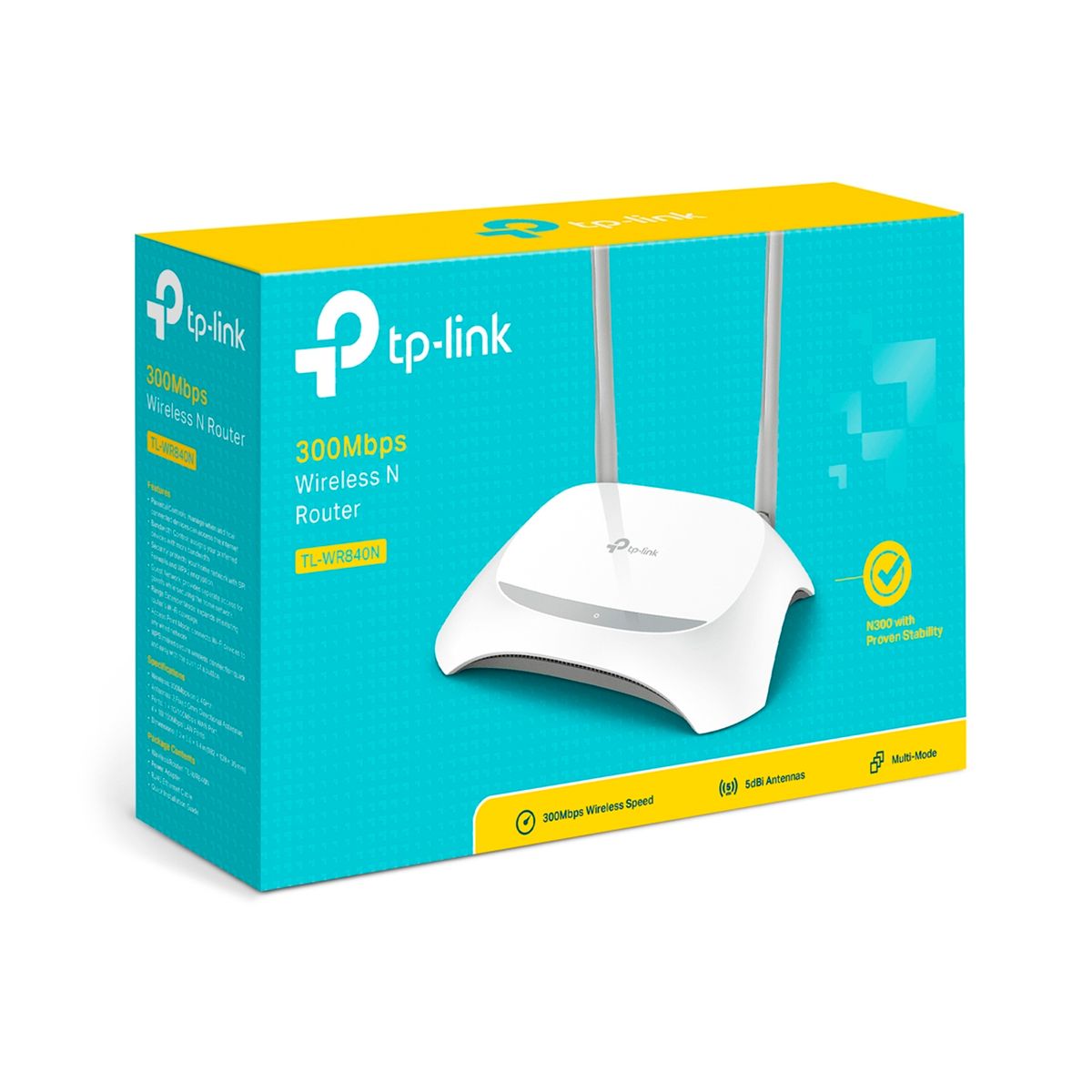 TP LINK - ROUTER TP-TL-WR840N TP-LINK 2 ANTENAS INALAMBRICO PN TP-TL-WR840N