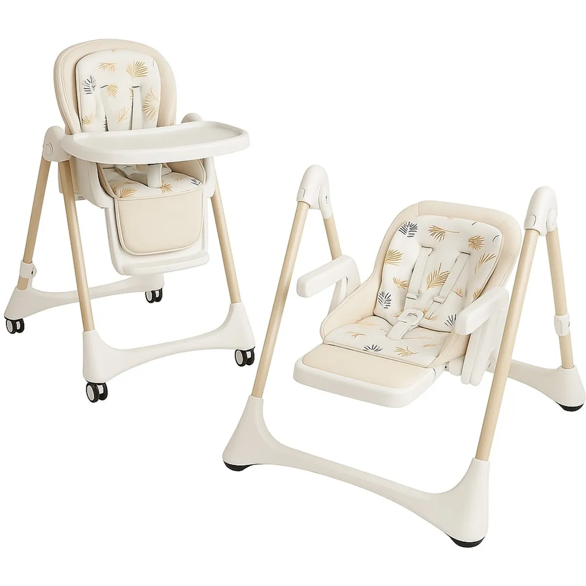 GENERICO - Silla de Comer  Mecedora Multifuncional Beige