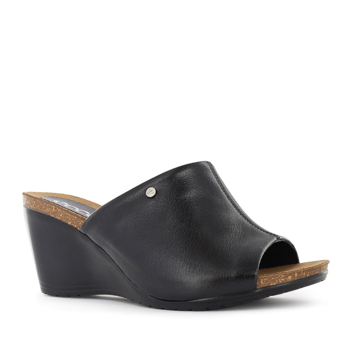 ECCO - Sandalias Mujer Ecco Sofi39 Negro Cuero Charol