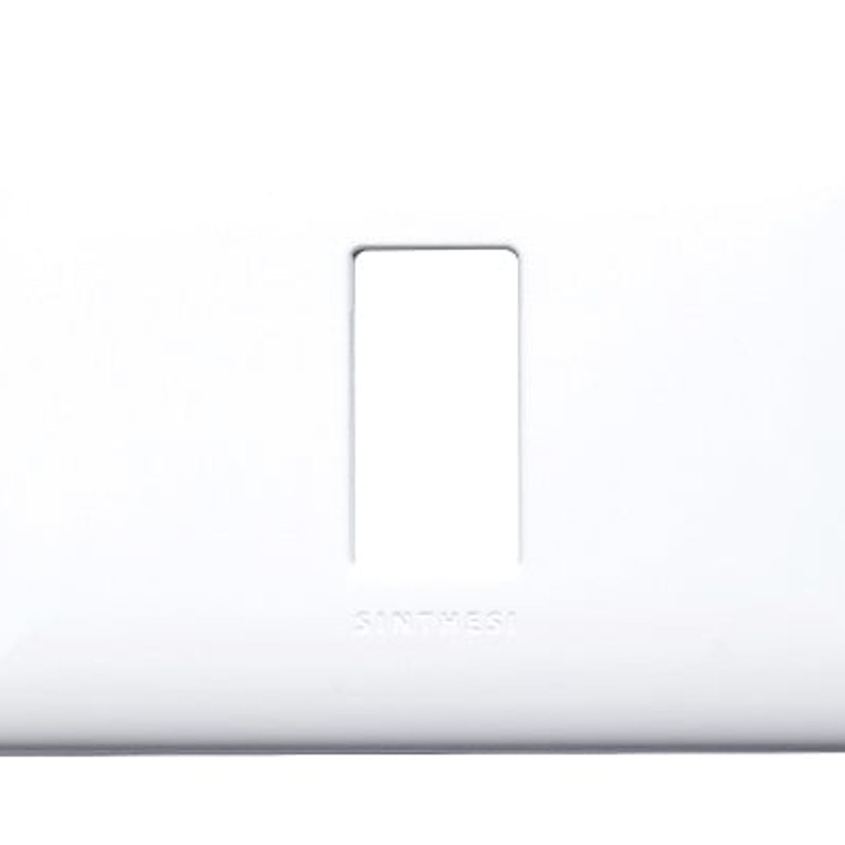 SINTHESI - PLACA SIMPLE DE 1 ESPACIO S17 BLANCO SINTHESI