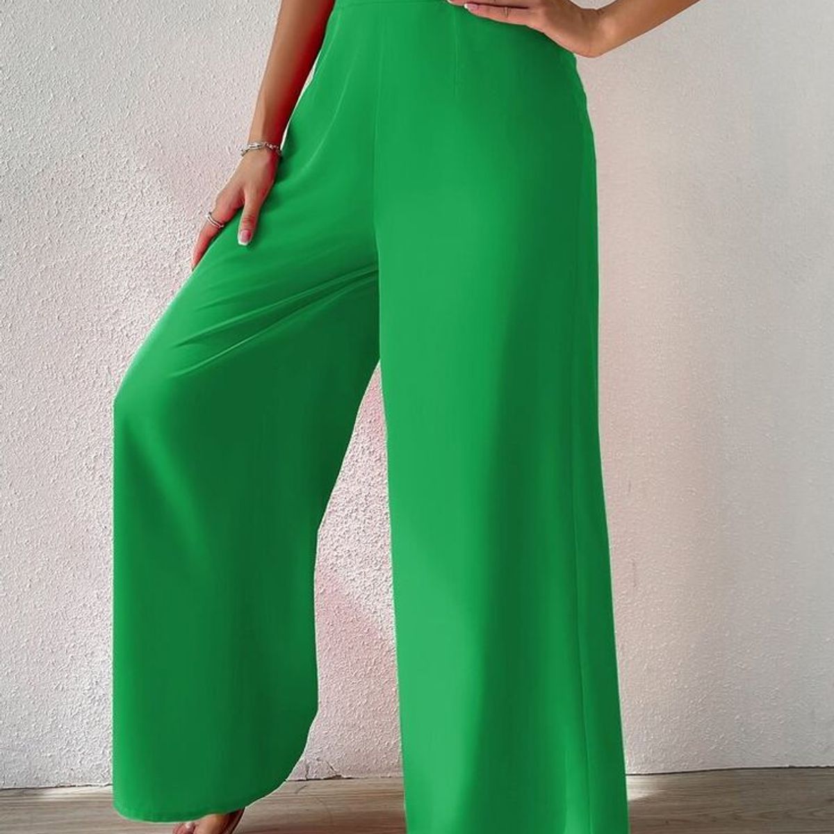 GENERICO - Pantalón Palazo - Nathalie Love It - Verde