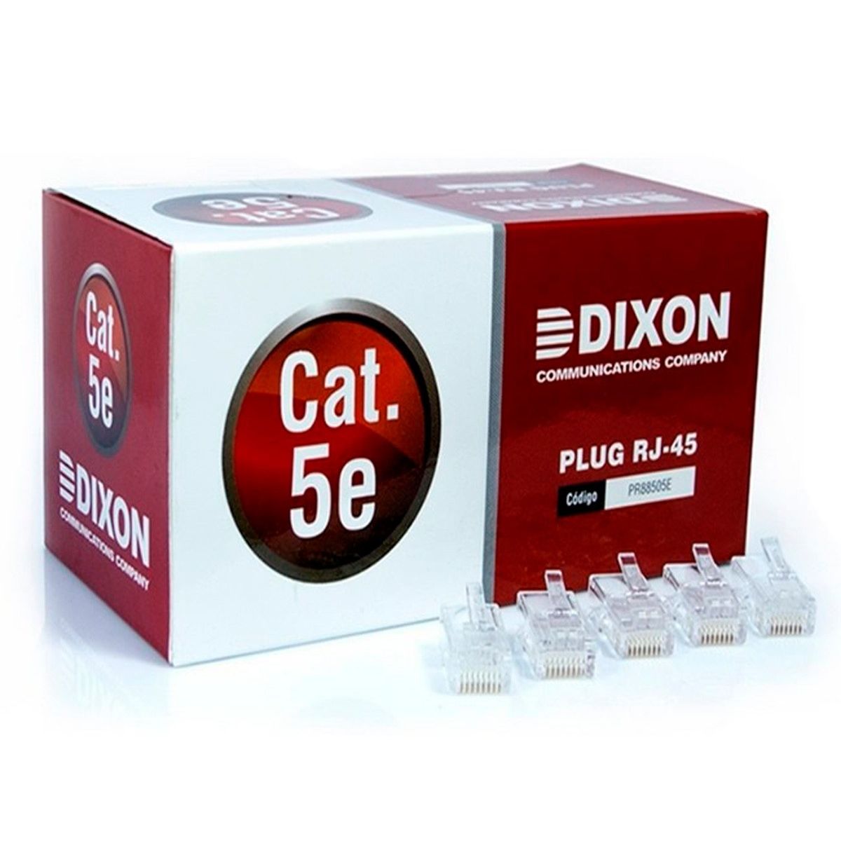 DIXON - CONECTOR DE RED RJ45 DIXON CAT-5e CAJAx100