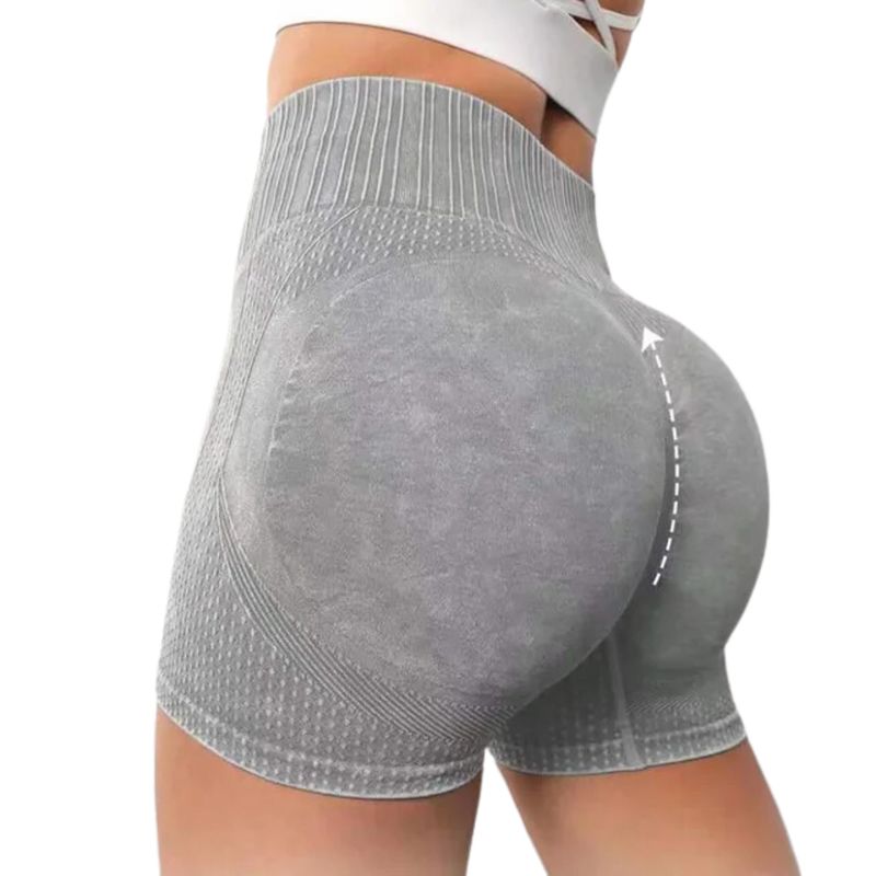 IGNIS GUARD SPORTSWEAR - SHORT EFECTO LAVADO DOBLE PUSH UP MUJER GIMNASIO - IGNIS GUARD