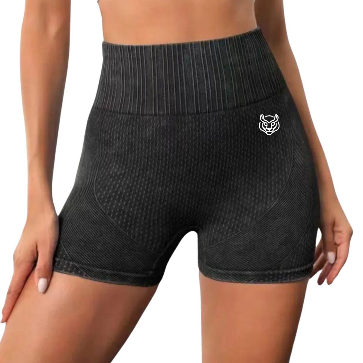 IGNIS GUARD SPORTSWEAR - SHORT EFECTO LAVADO DOBLE PUSH UP MUJER GIMNASIO - IGNIS GUARD