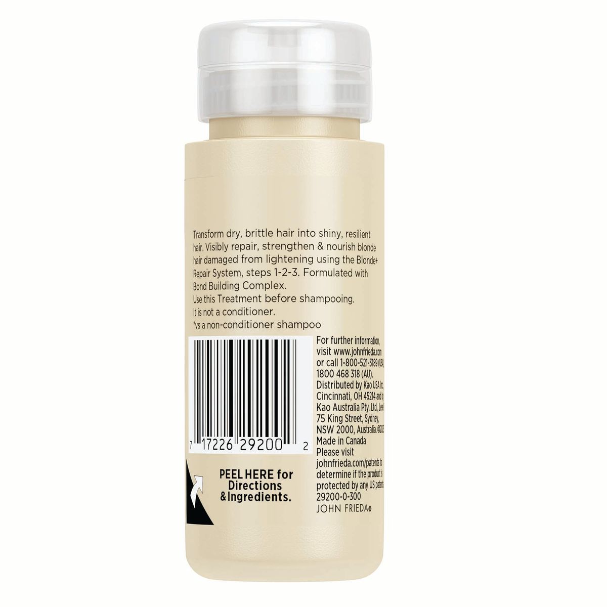 JOHN FRIEDA - JOHN FRIEDA PRE SHAMPOO BLONDE REPAIR 100ML  29200