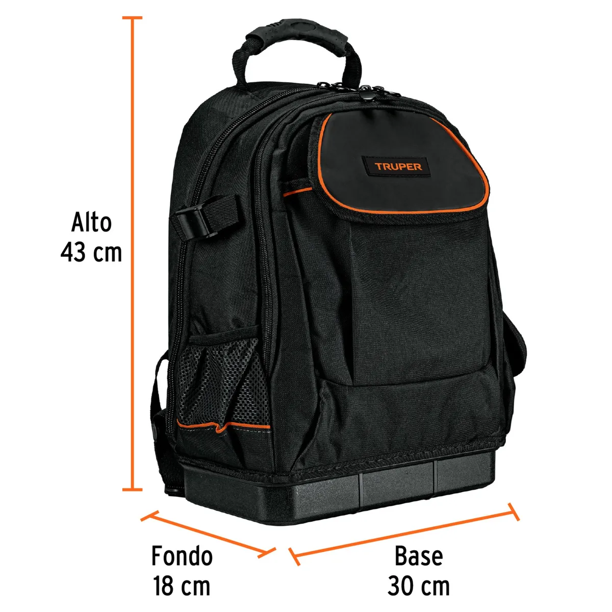TRUPER - Mochila porta herramientas con 57 compartimientos, Truper