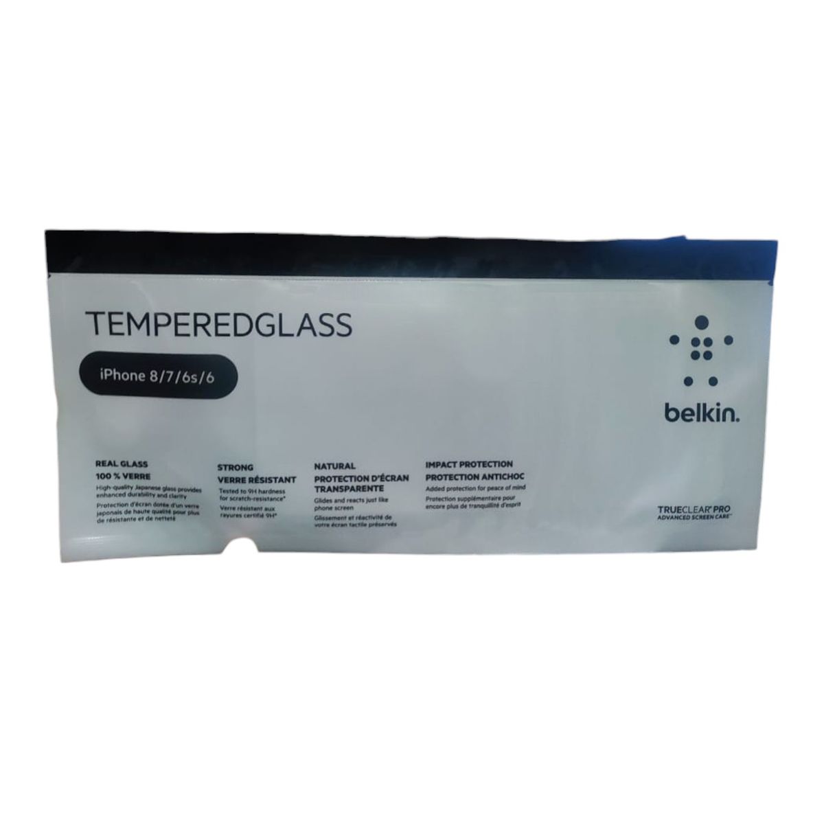 ZAGG - Belkin Protector de Pantalla iPhone 7 6s 6 Cristal Templado F8W827ec