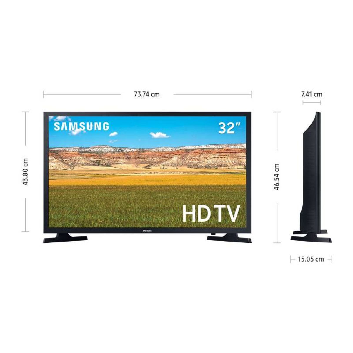 SAMSUNG - Televisor Samsung 32 UN32T4202AGXPE Led Hd Smart Tv