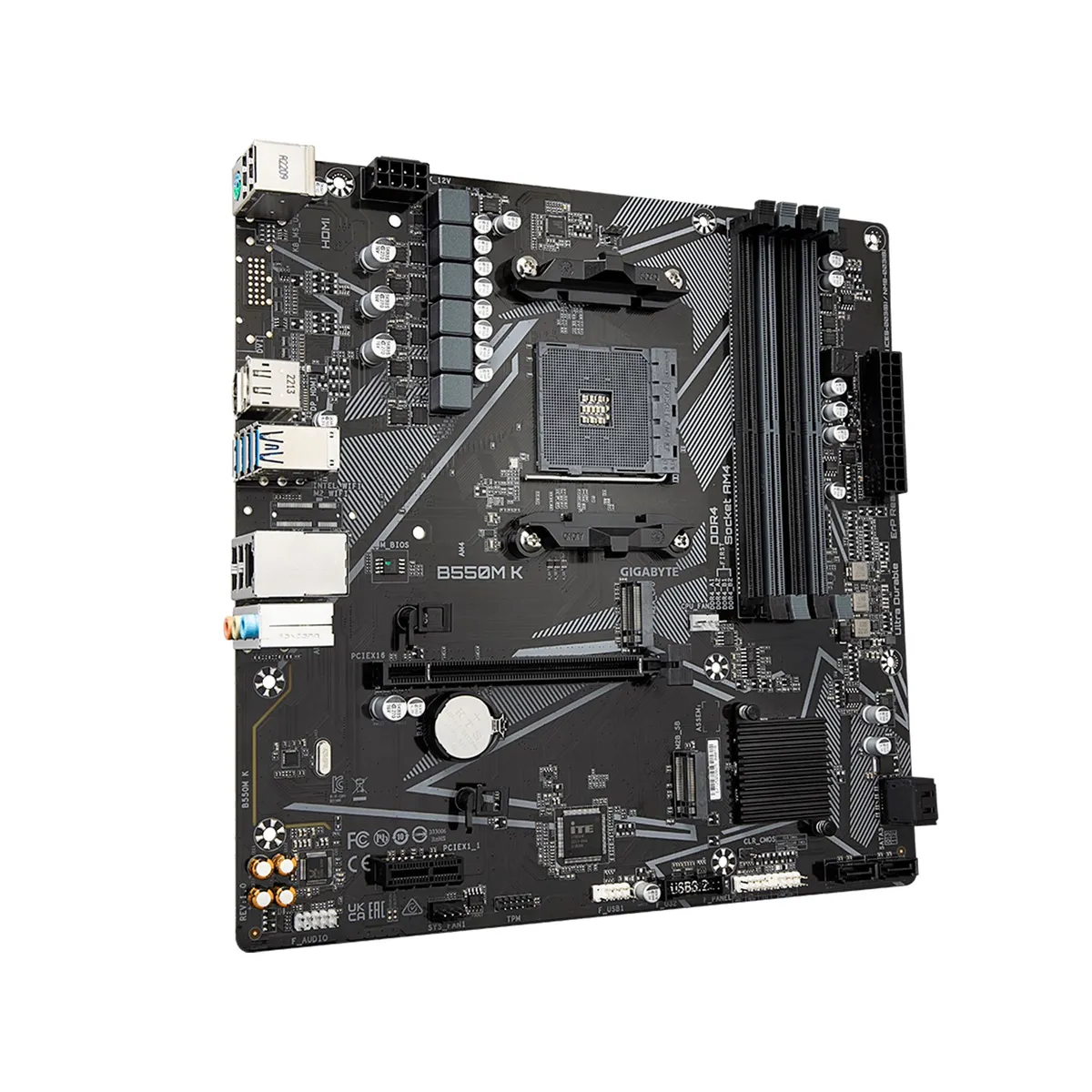 GIGABYTE - PLACA MADRE GIGABYTE CHIPSET AMD B550 SOCKET AM4 DDR4 PN B550M K