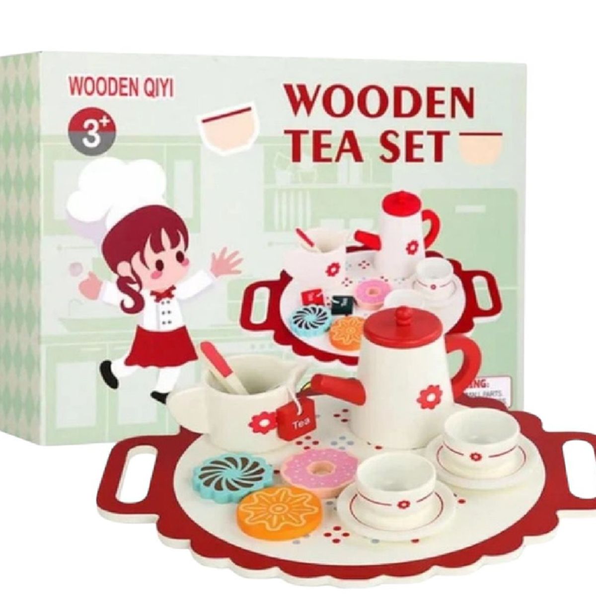 GENERICO - Juego De Te Color Rojo Para Niñas