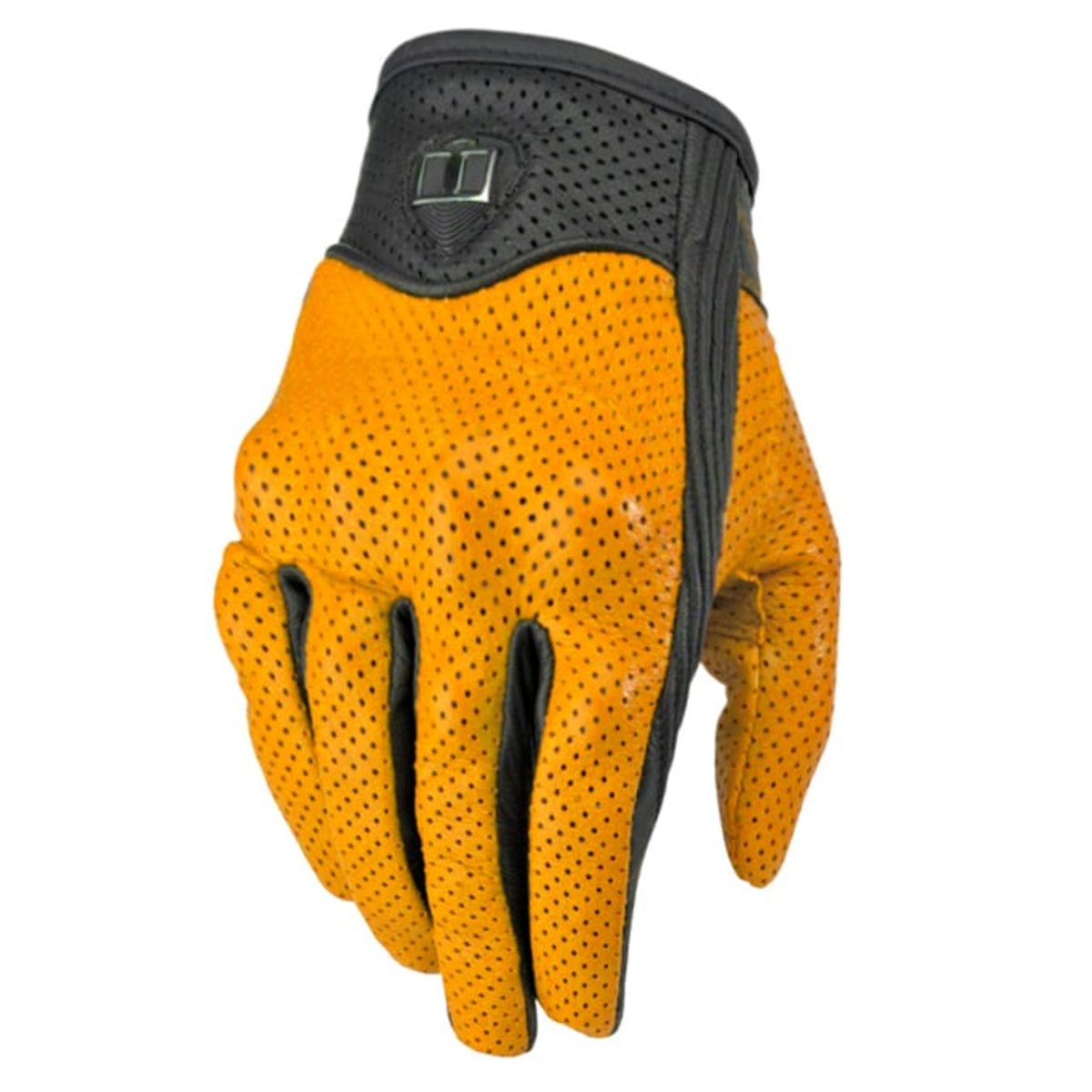 ICON - GUANTES DE CUERO PARA MOTO ICON PERSUIT - AMARILLO