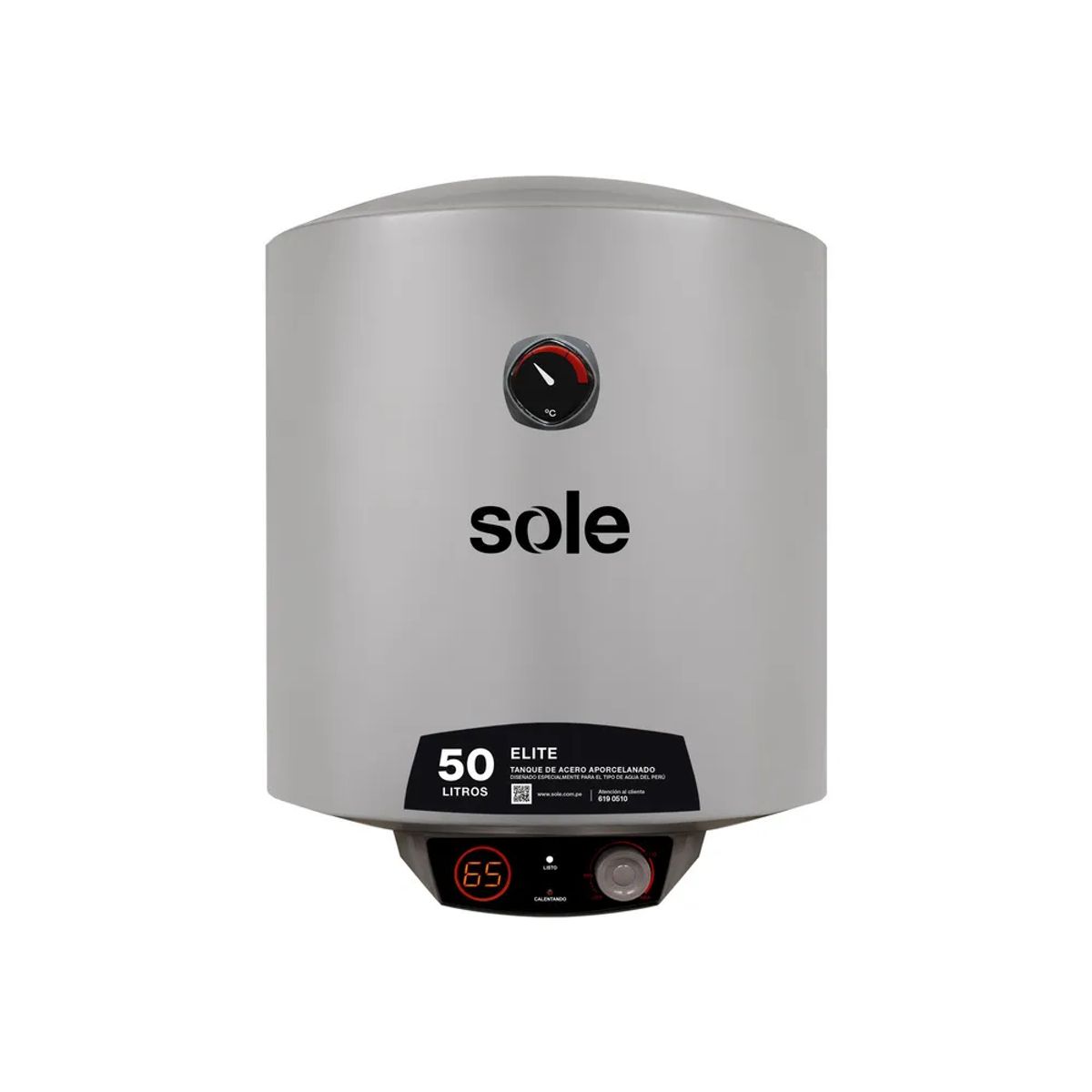 SOLE - Terma Eléctrica Elite Sole 50L pPared SOLTEEL050C