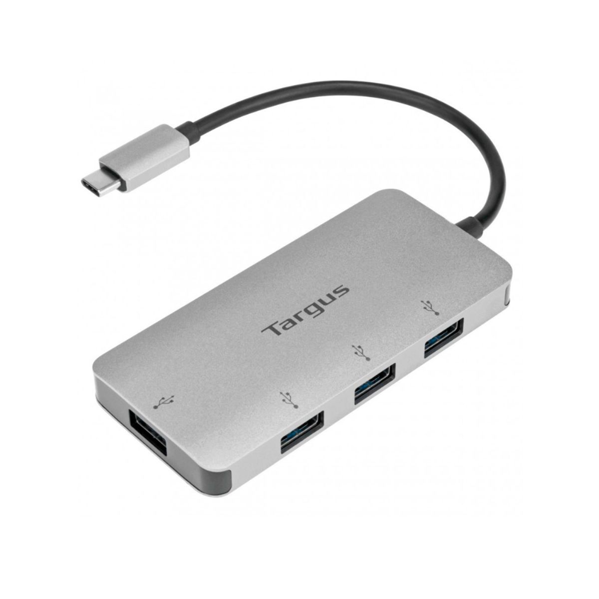 TARGUS - CONCENTRADOR USB TARGUS TIPO-C 5GBS 4 PUERTOS PLATA PN ACH226BT