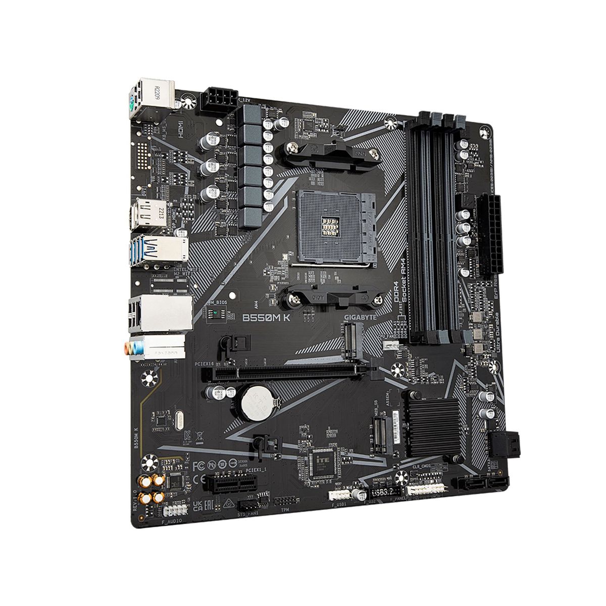 GIGABYTE - PLACA MADRE GIGABYTE CHIPSET AMD B550 SOCKET AM4 DDR4 PN B550M K