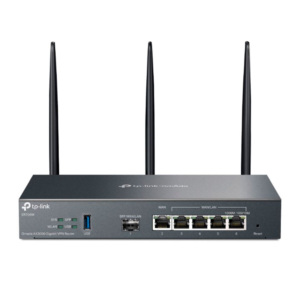 TP LINK - ROUTER TP-LINK OMADA AX3000 DUAL BAND 2402MBPS NEGRO PN ER706W
