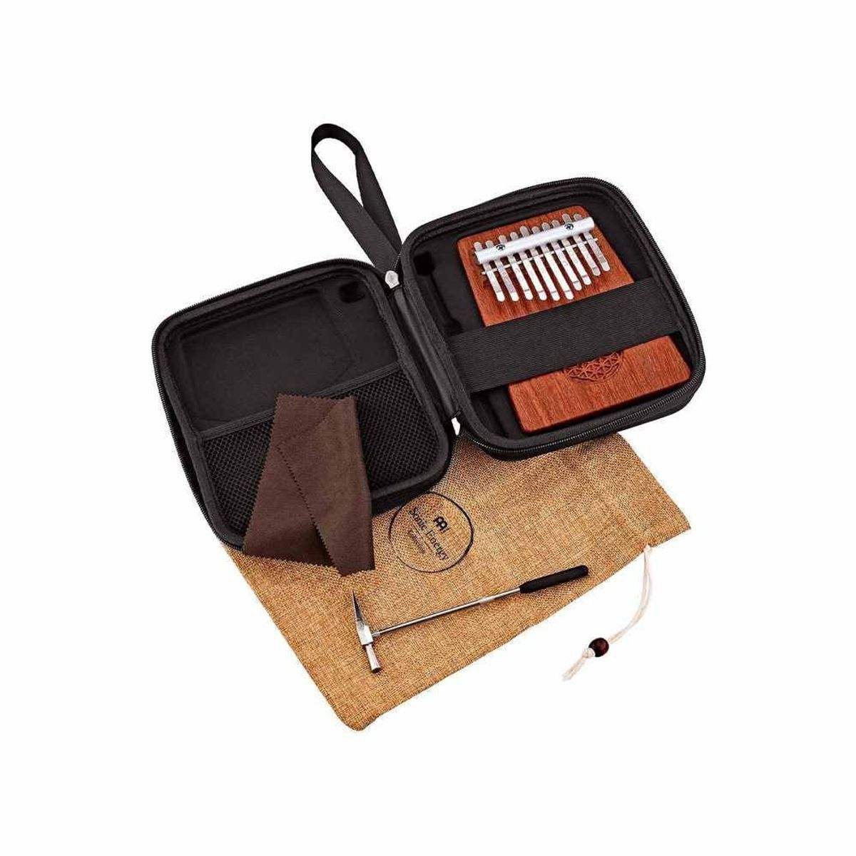 MEINL - KALIMBA DE 10 NOTAS FLOR DE LA VIDA-SONIC ENERGY-KL1002FOL