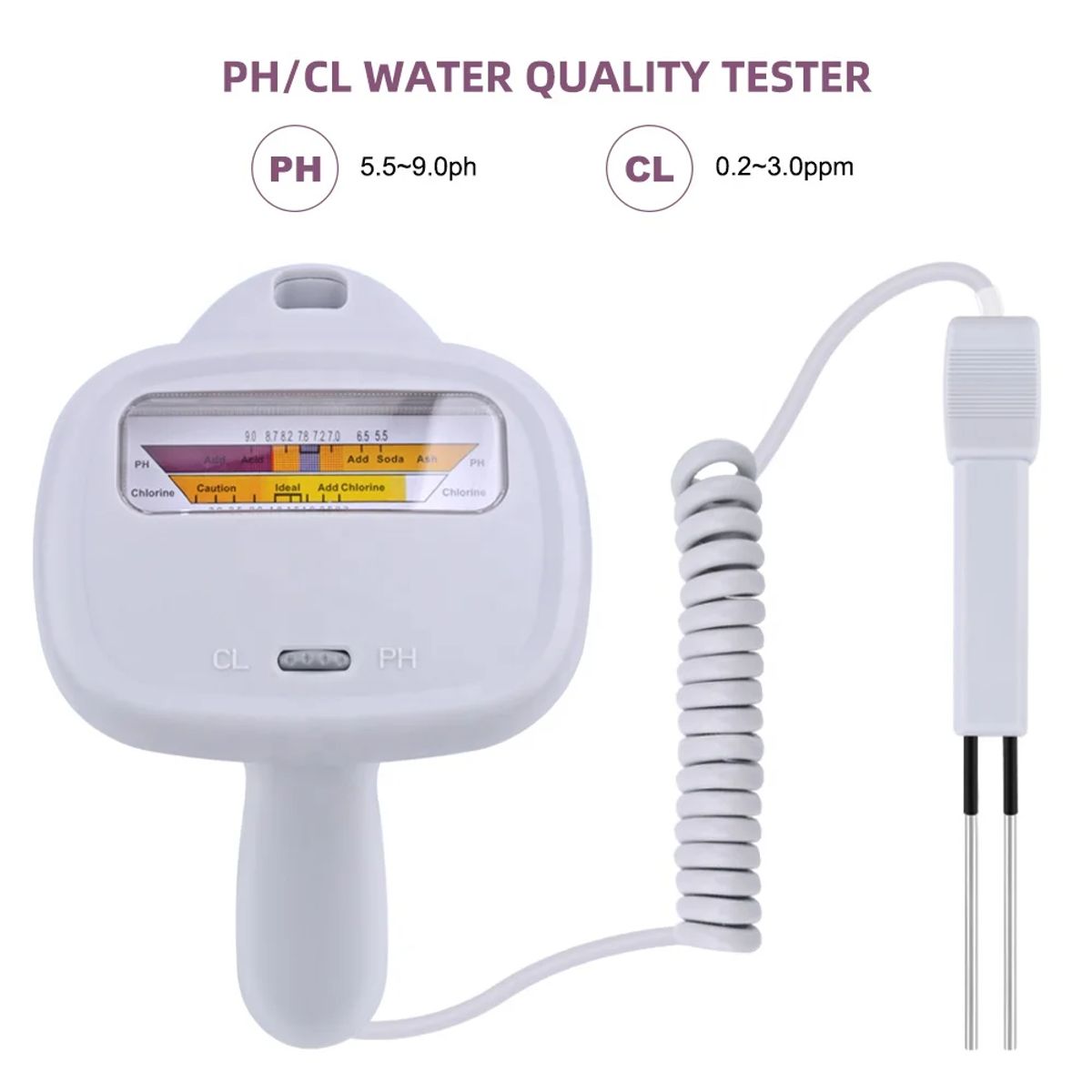 OEM - Medidor De Ph y Cl Cloro Alcalinidad Piscina Acuarios Agua