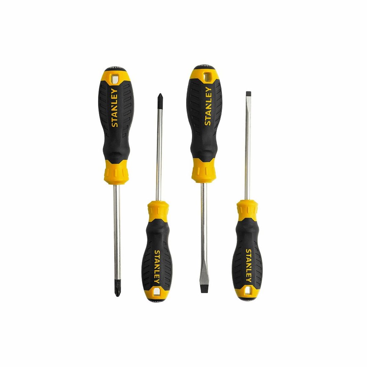 STANLEY - Juego de desarmadores X 4 PZ Stanley CushionGrip  (Reemplazo 60 - 040)