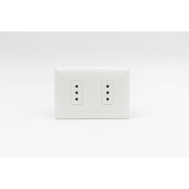 SINTHESI - TOMACORRIENTE DOBLE 3 EN LINEA S17 SINTHESI