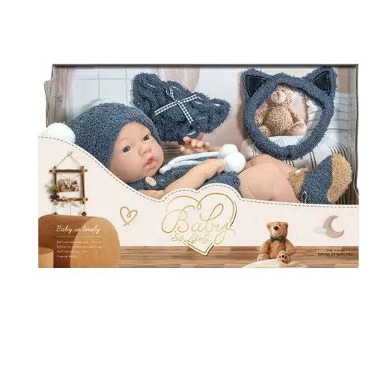 GENERICO - Muñeca Baby Loveli  Bebe Realista Grande