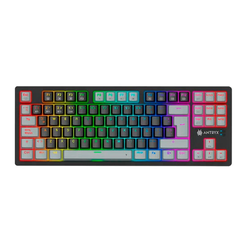 ANTRYX - TECLADO MECANICO ANTRYX MK845 TRIX AZUL SWITCH PN AMK-845TXKBL-SP