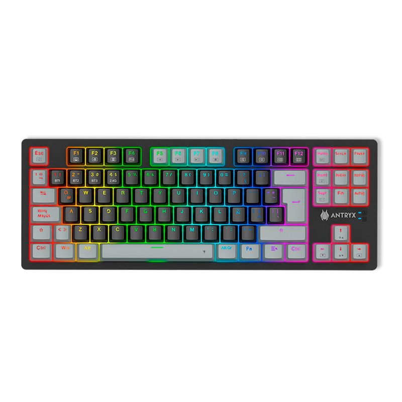ANTRYX - TECLADO MECANICO ANTRYX MK845 TRIX ROJO SWITCH PN AMK-845TXKRE-SP