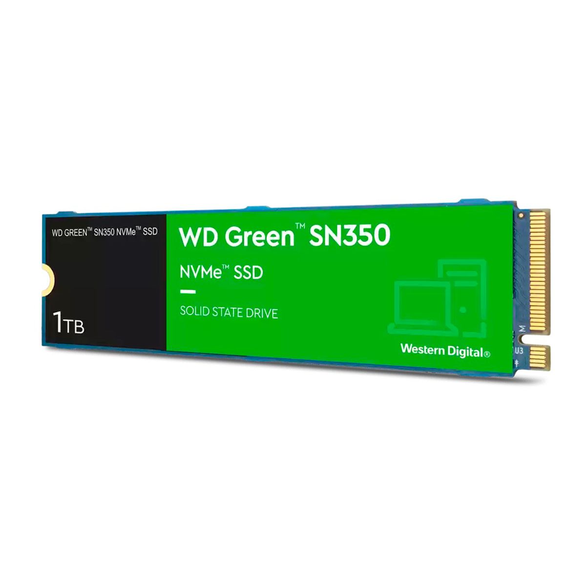 WESTERN DIGITAL - UNIDAD DE ESTADO SOLIDO WD GREEN SN350 M2 1TB PN WDS100T2G0C