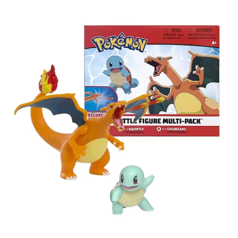 POKEMON - Pokemon Figura Pack Charizard - Squirtle