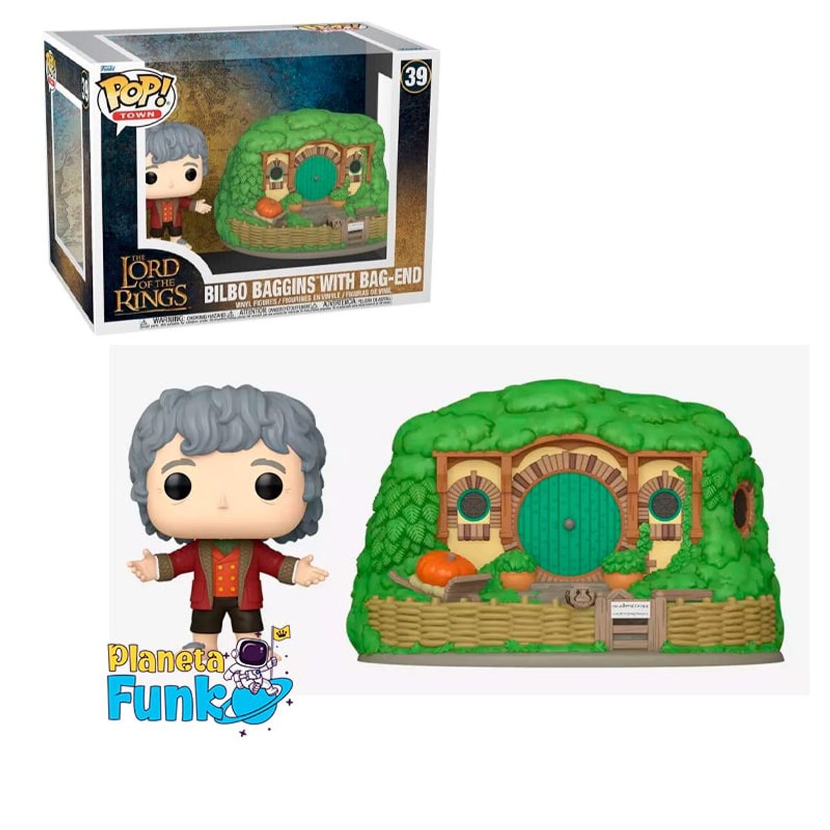 FUNKO - EL SEÑOR DE LOS ANILLOS BILBO WITH BAG END