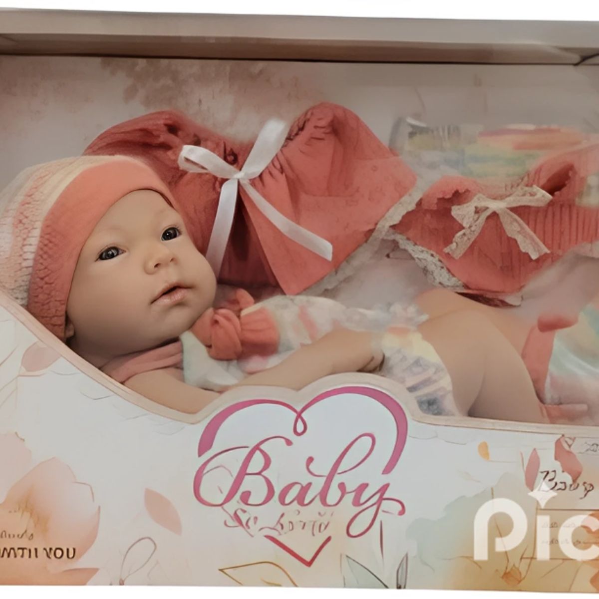 GENERICO - Muñeca Baby Loveli  Bebe Realista Grande