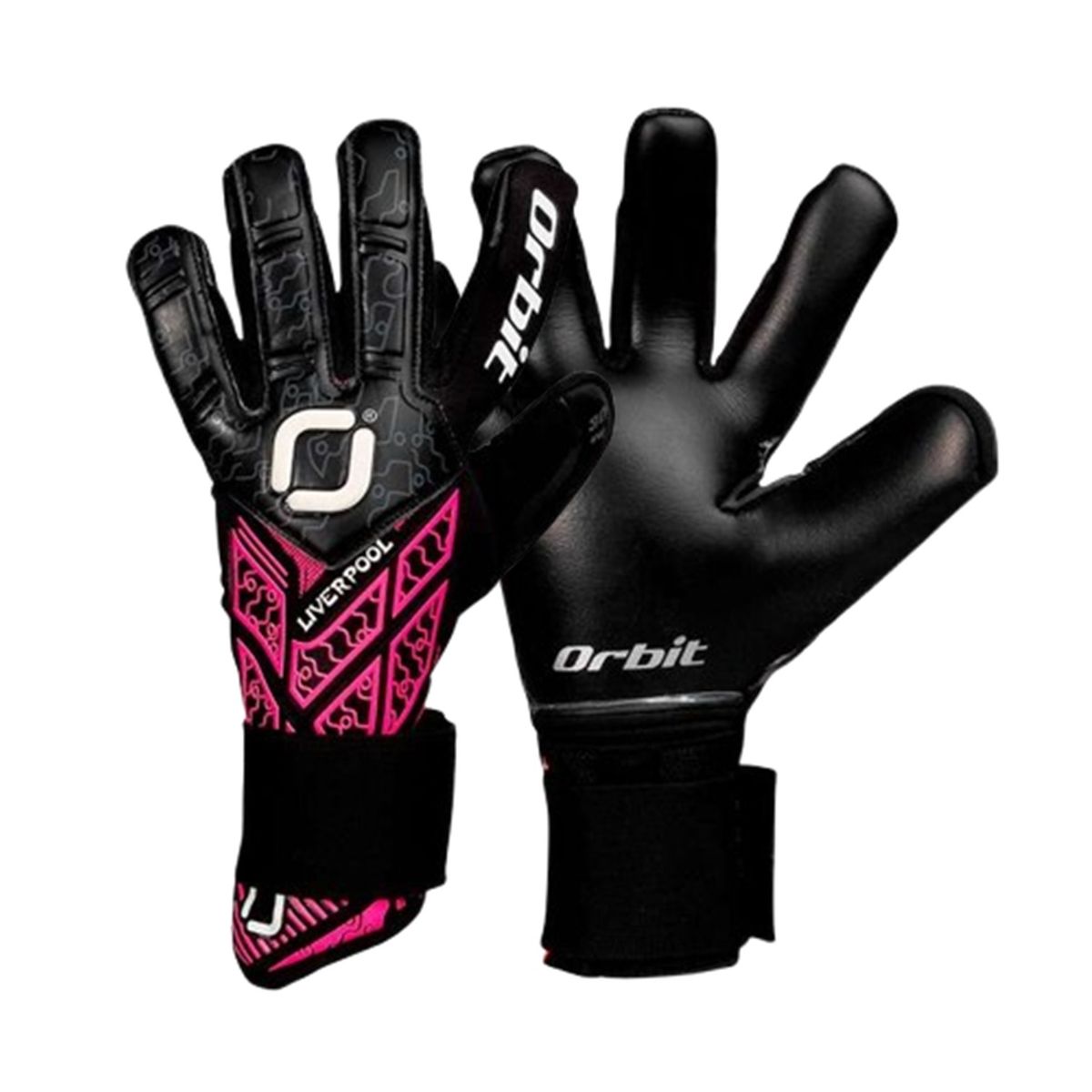 ORBIT - GUANTES DE ARQUERO PORTERO FÚTBOL MODELO LIVERPOOL ORBIT ADULTO FUCSIA