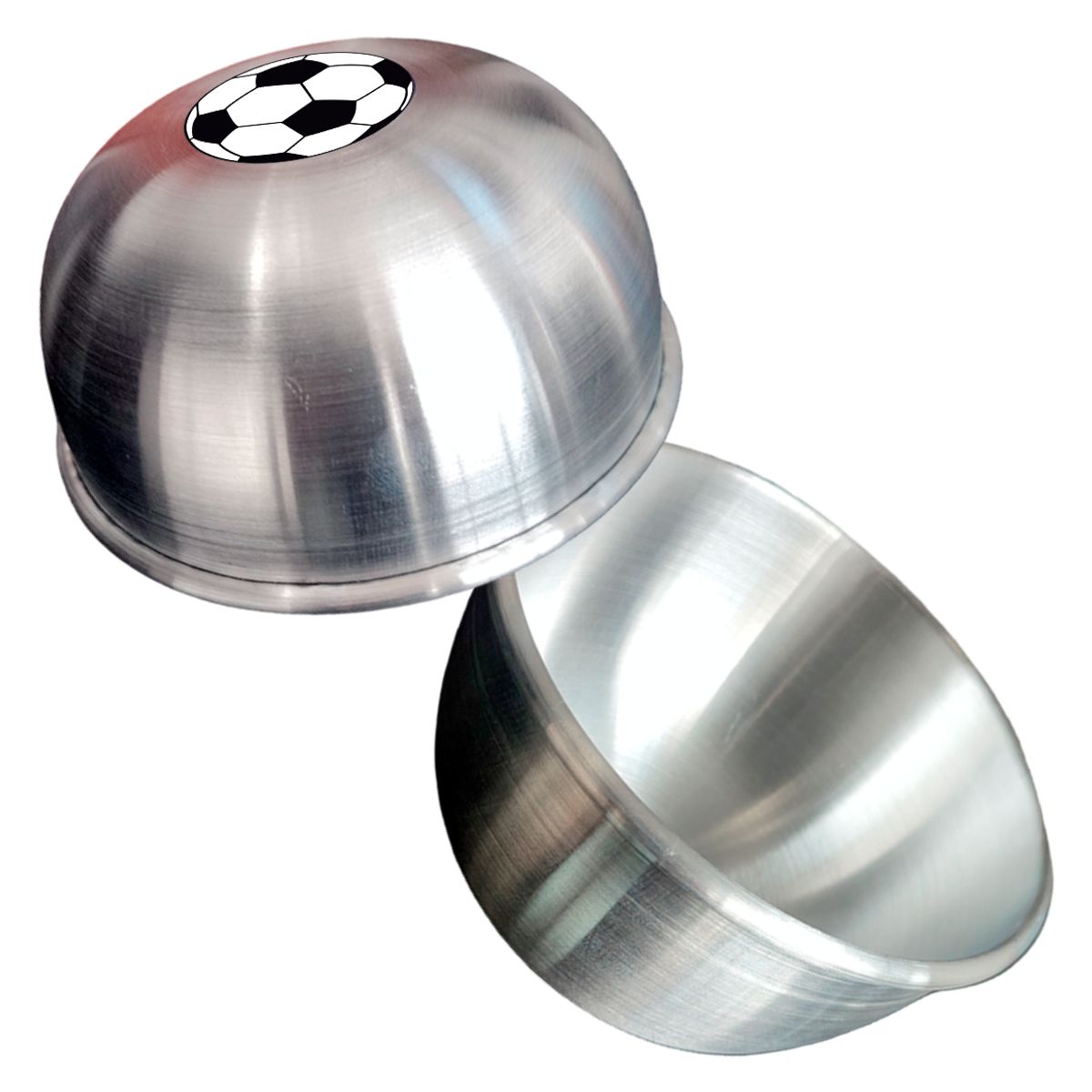 GENERICO - 4 Moldes de Pelota de Aluminio para Reposteria