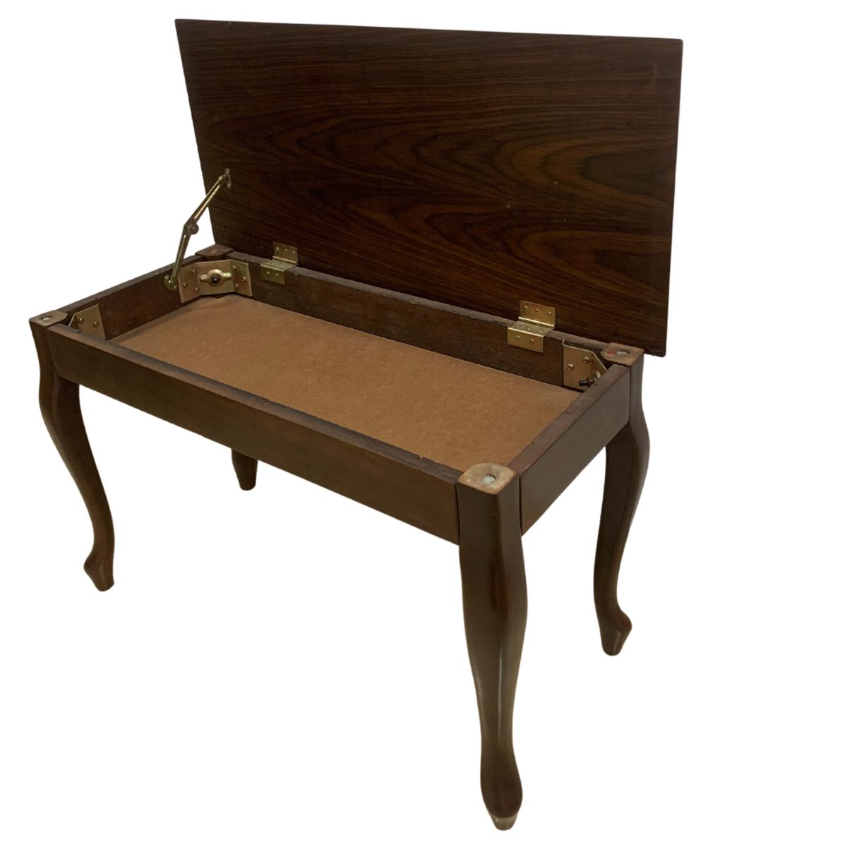 GENERICO - BANQUETA BASE DE MADERA COLOR MARRON