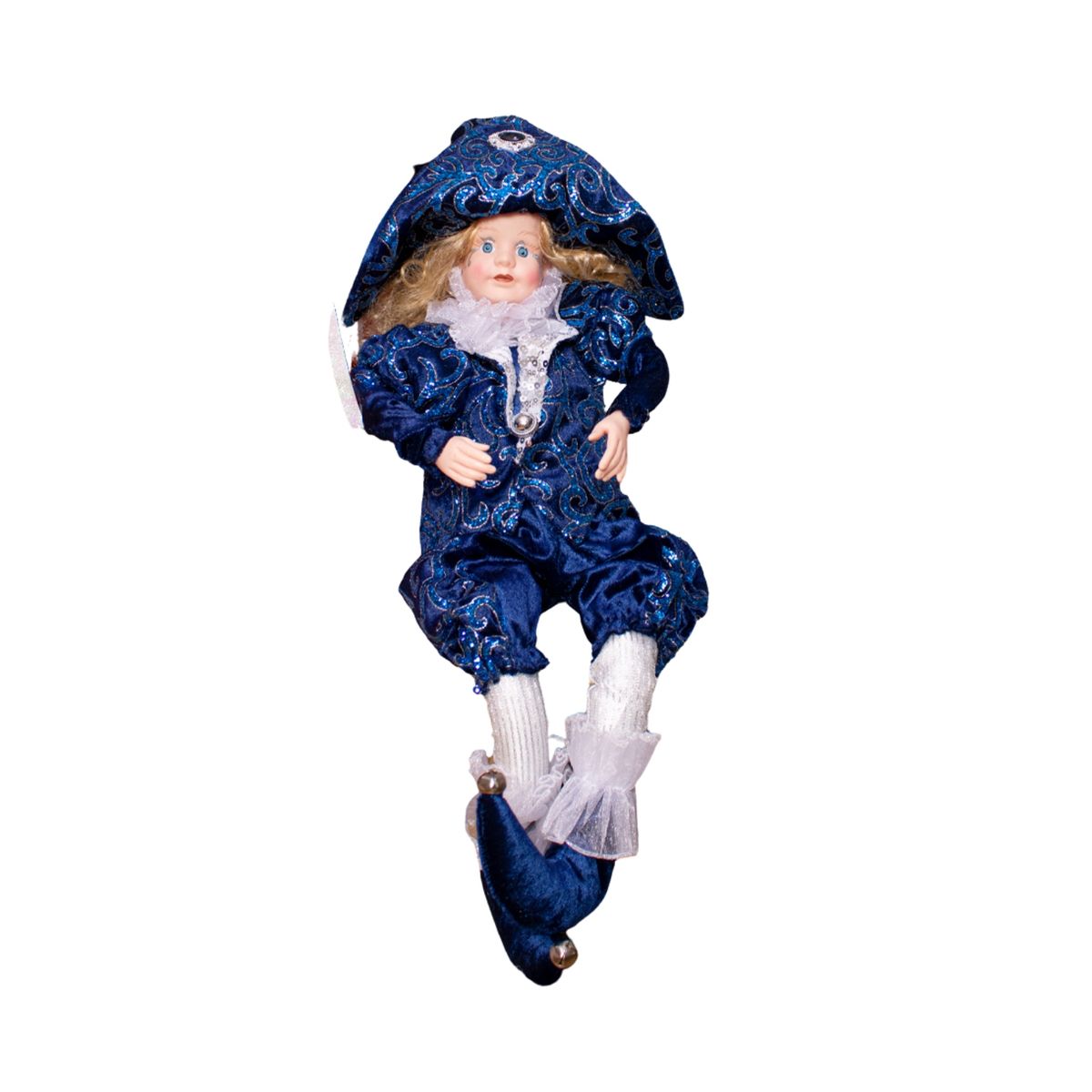 PANADECOR - Arlequín Azul Musical 70Cm Panadecor Muñecos Decorativos Pvc