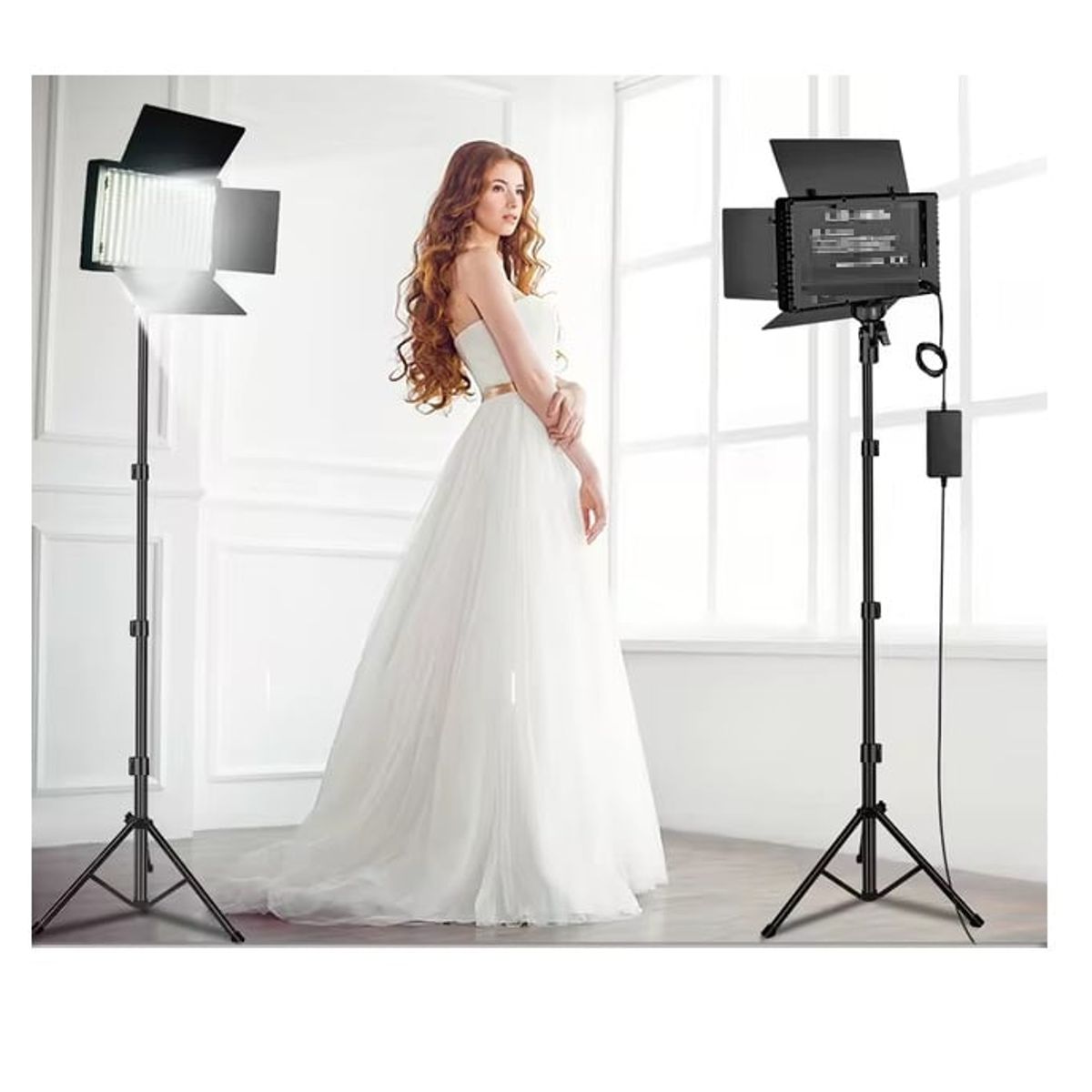 GENERICO - Paneles De Iluminación De Grabación De Luz Led Profesional Foto Kit X2