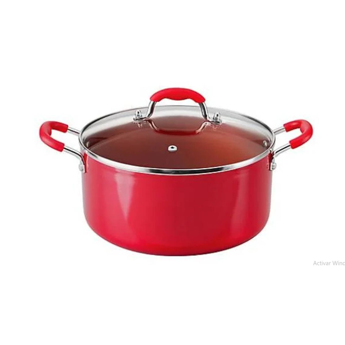 FACUSA - Cacerola 30 Cm. Estela Antiadh. T/V - Rojo