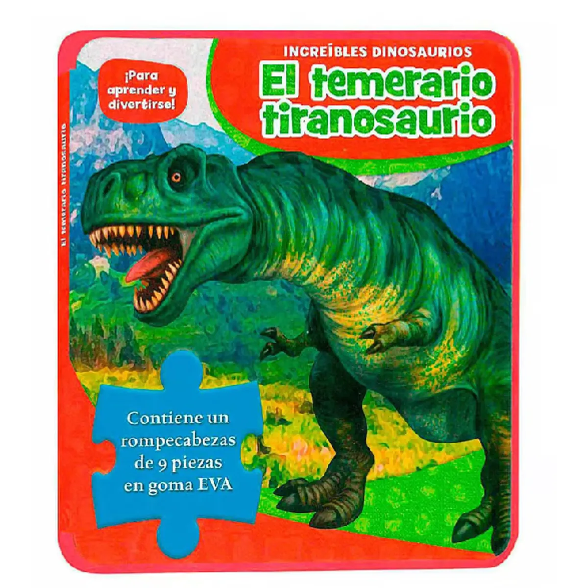 LEXUS - Cuento  con rompecabezas El Temerario Dinosaurio