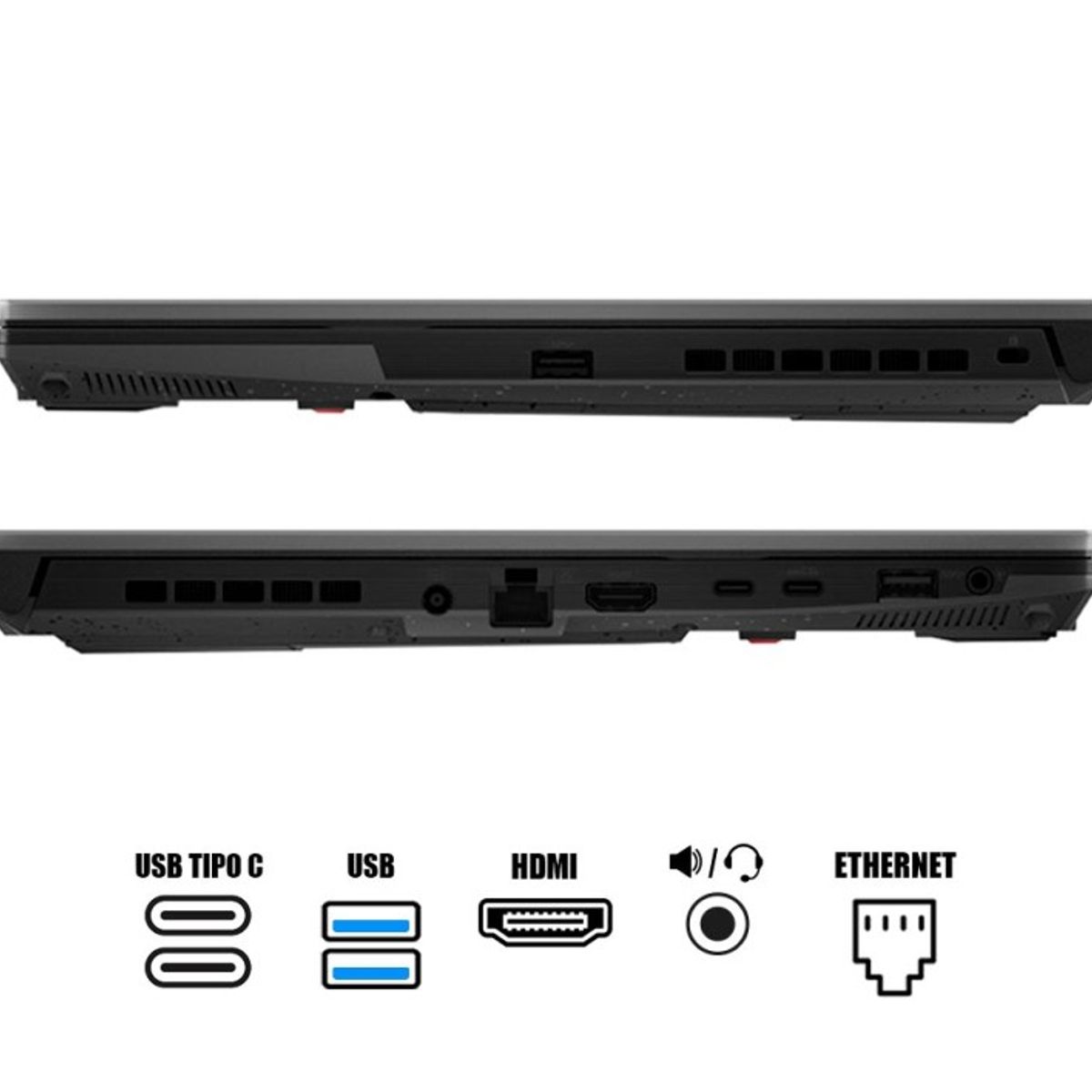 ASUS - LAPTOP ASUS TUF GAMING F15  IPS CORE I7-13620H / 16GB DDR5 / SSD 1TB  / RTX 4050 6GB/15.6″ FHD