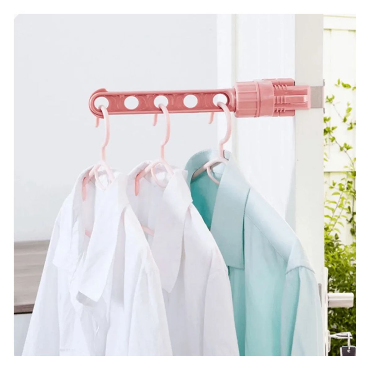 GENERICO - Pack De 2 Piezas Tendedero Colgador De Ropa