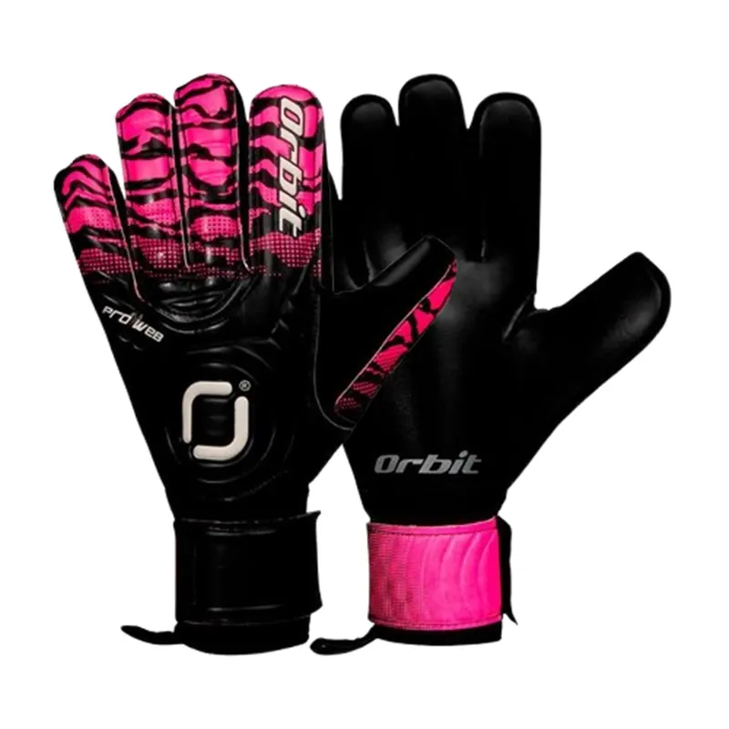 ORBIT - GUANTES DE ARQUERO PORTERO FÚTBOL MODELO PRO WEB ORBIT ADULTO FUCSIA