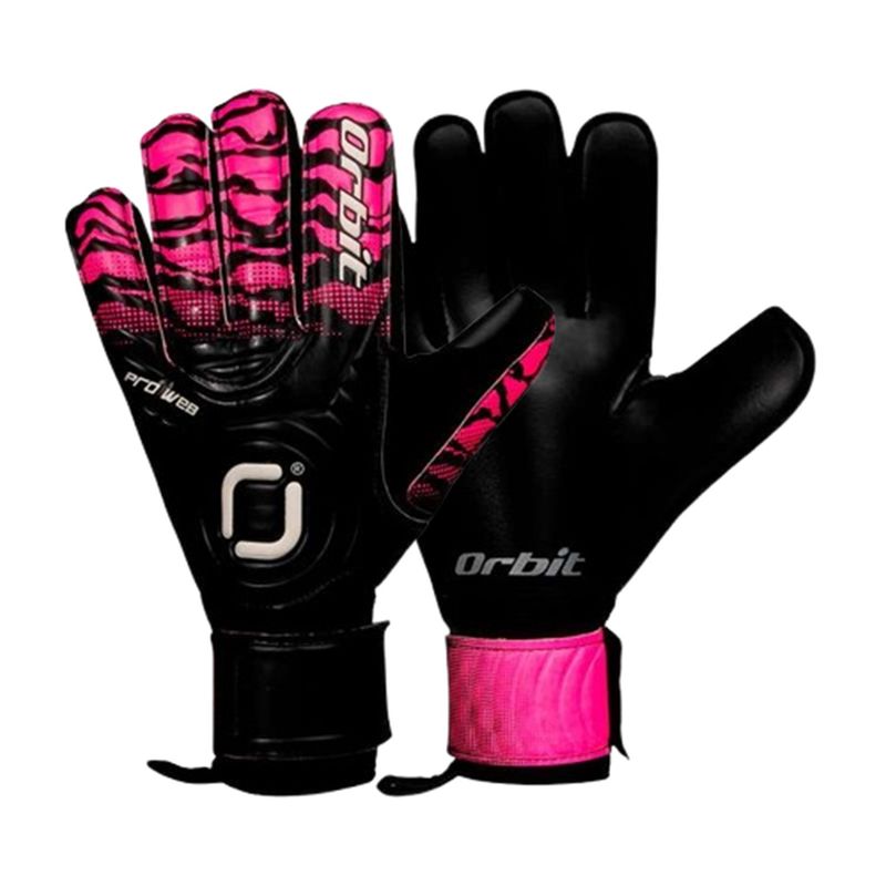 ORBIT - GUANTES DE ARQUERO PORTERO FÚTBOL MODELO PRO WEB ORBIT ADULTO FUCSIA