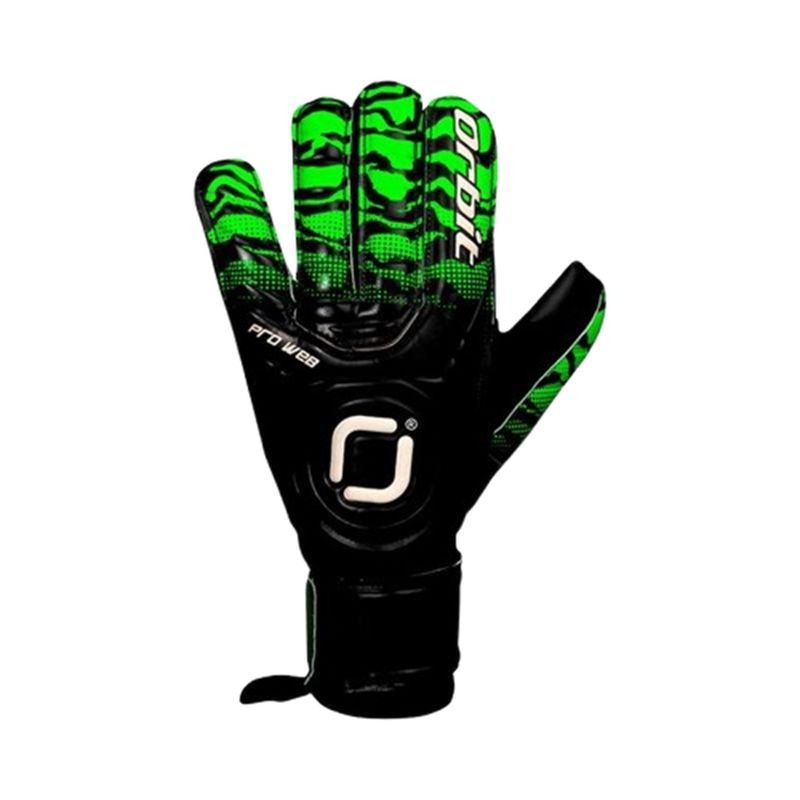 ORBIT - GUANTES DE ARQUERO PORTERO FÚTBOL MODELO PRO WEB ORBIT ADULTO VERDE