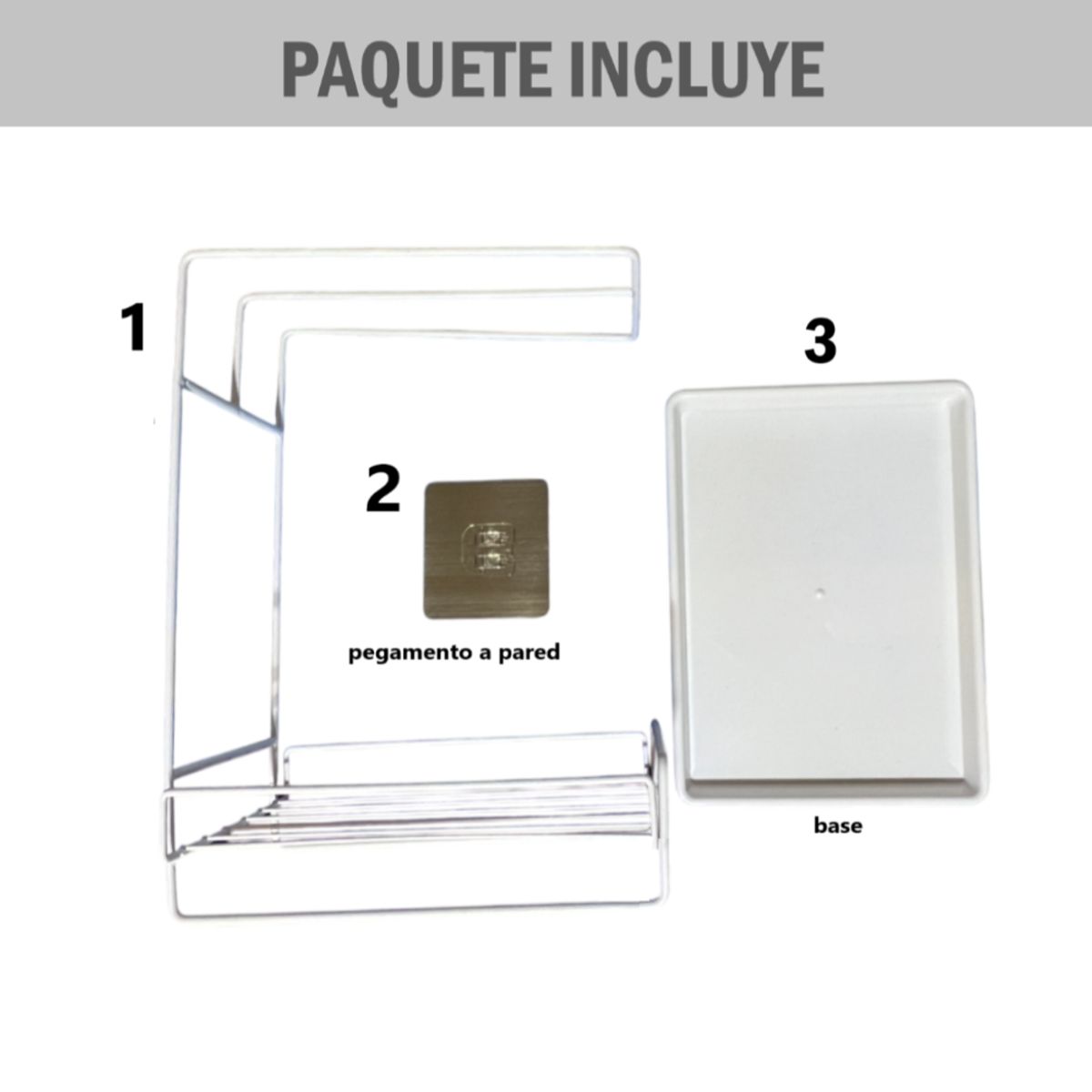 GENERICO - Estante escurridor colgador de toalla multiples usos sujeto a pared