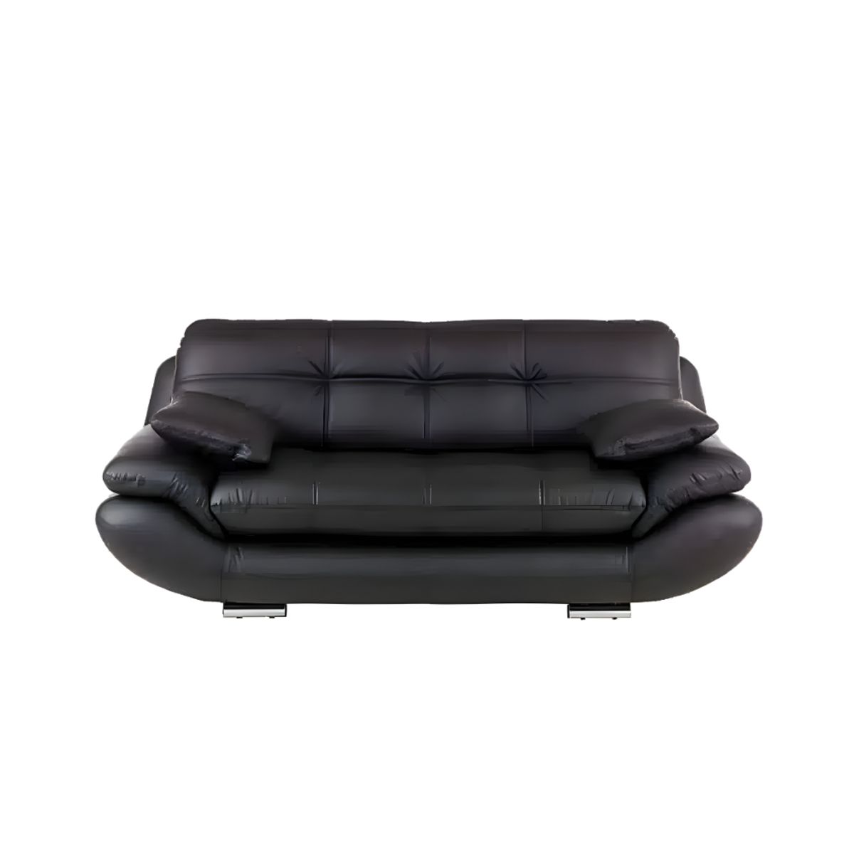 HOGAR & SPACIOS - HYS SOFA 3 CUERPOS PERSEO GRIS OSCURO