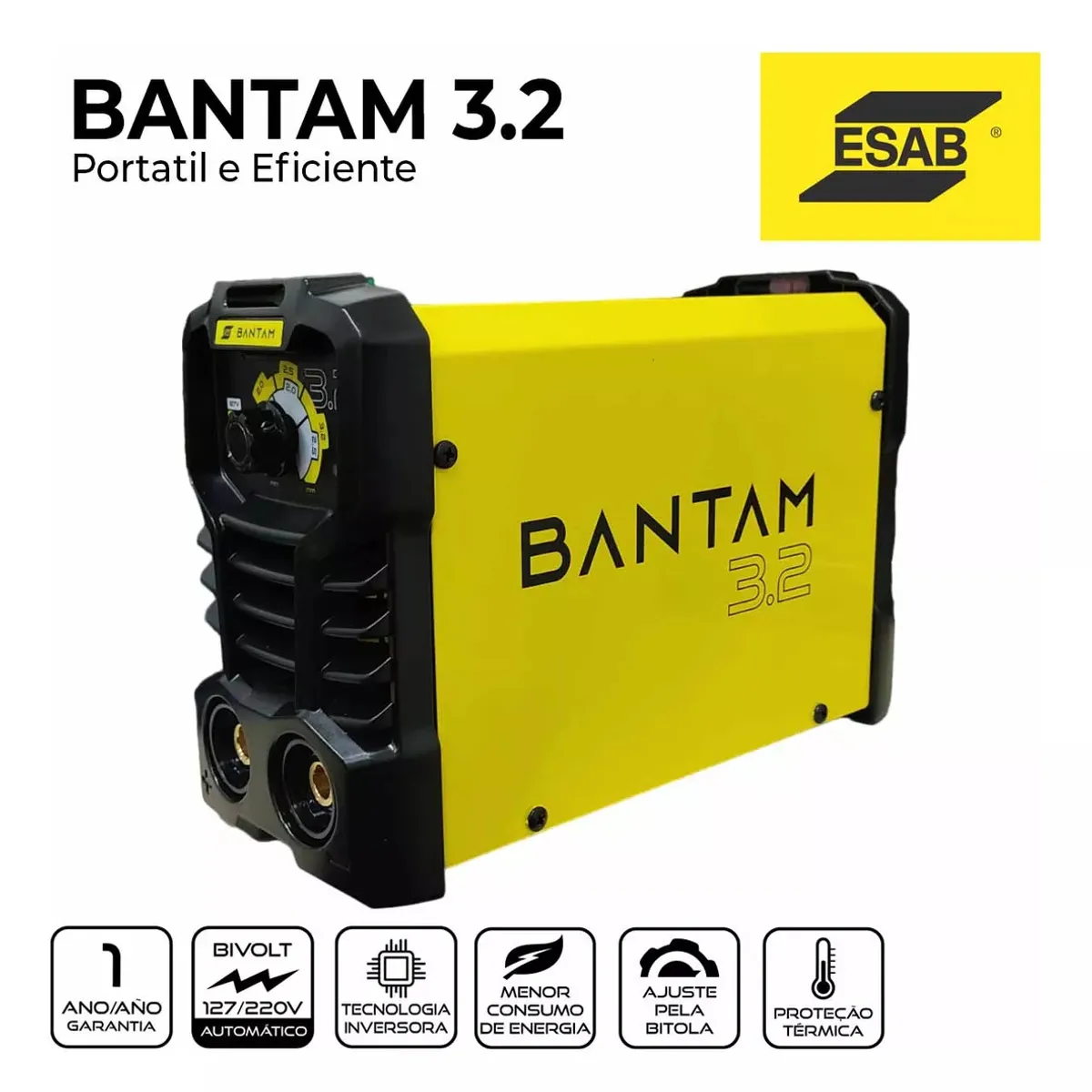 ESAB - Maquina de Soldar Portatil Bantam 3.2 ESAB