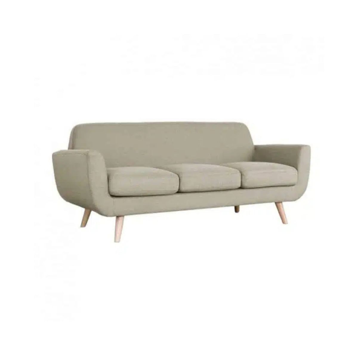 HOGAR & SPACIOS - HYS SOFA 3 CUERPOS NARCISO MARRON CLARO