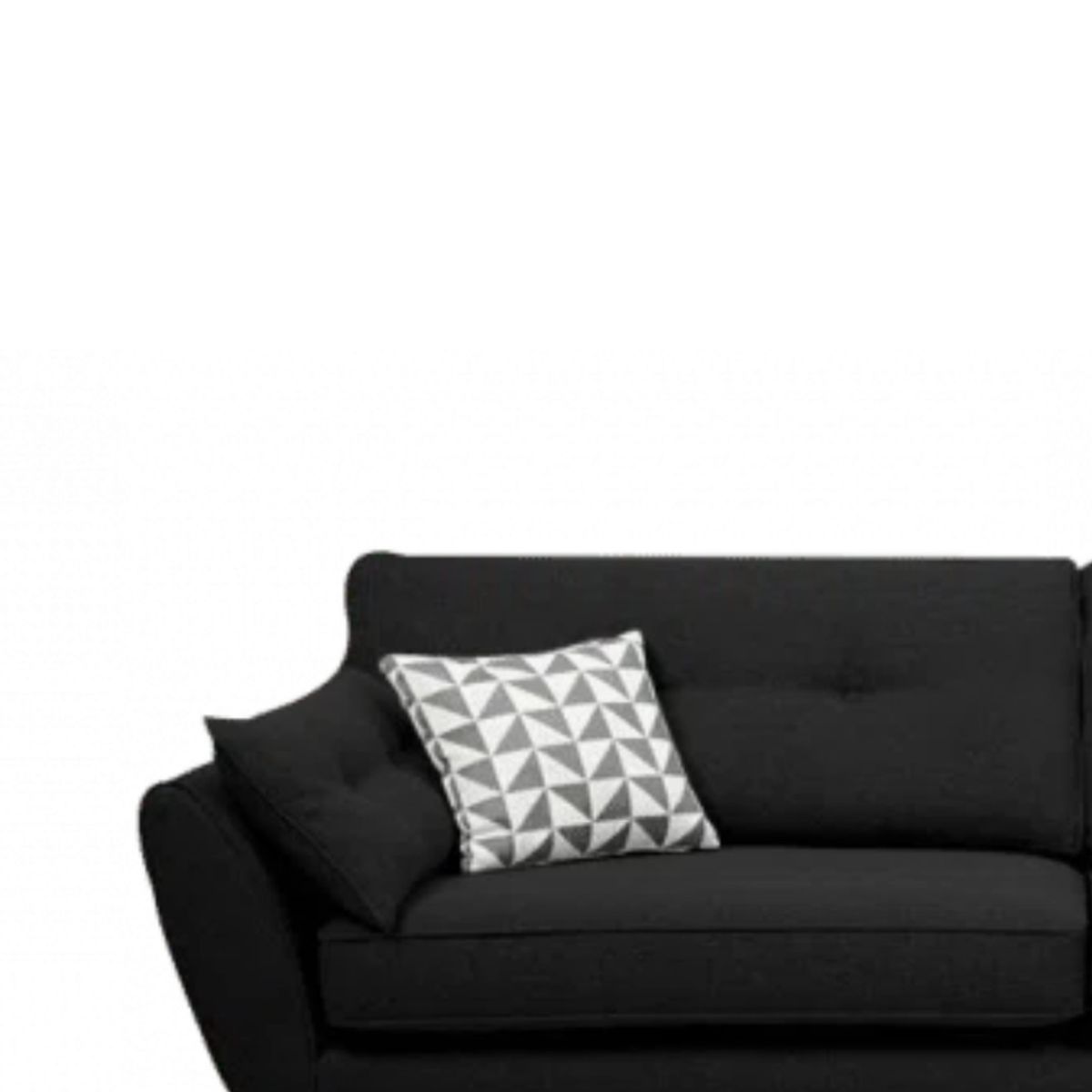 HOGAR & SPACIOS - HYS SOFA 3 CUERPOS MAGNO NEGRO