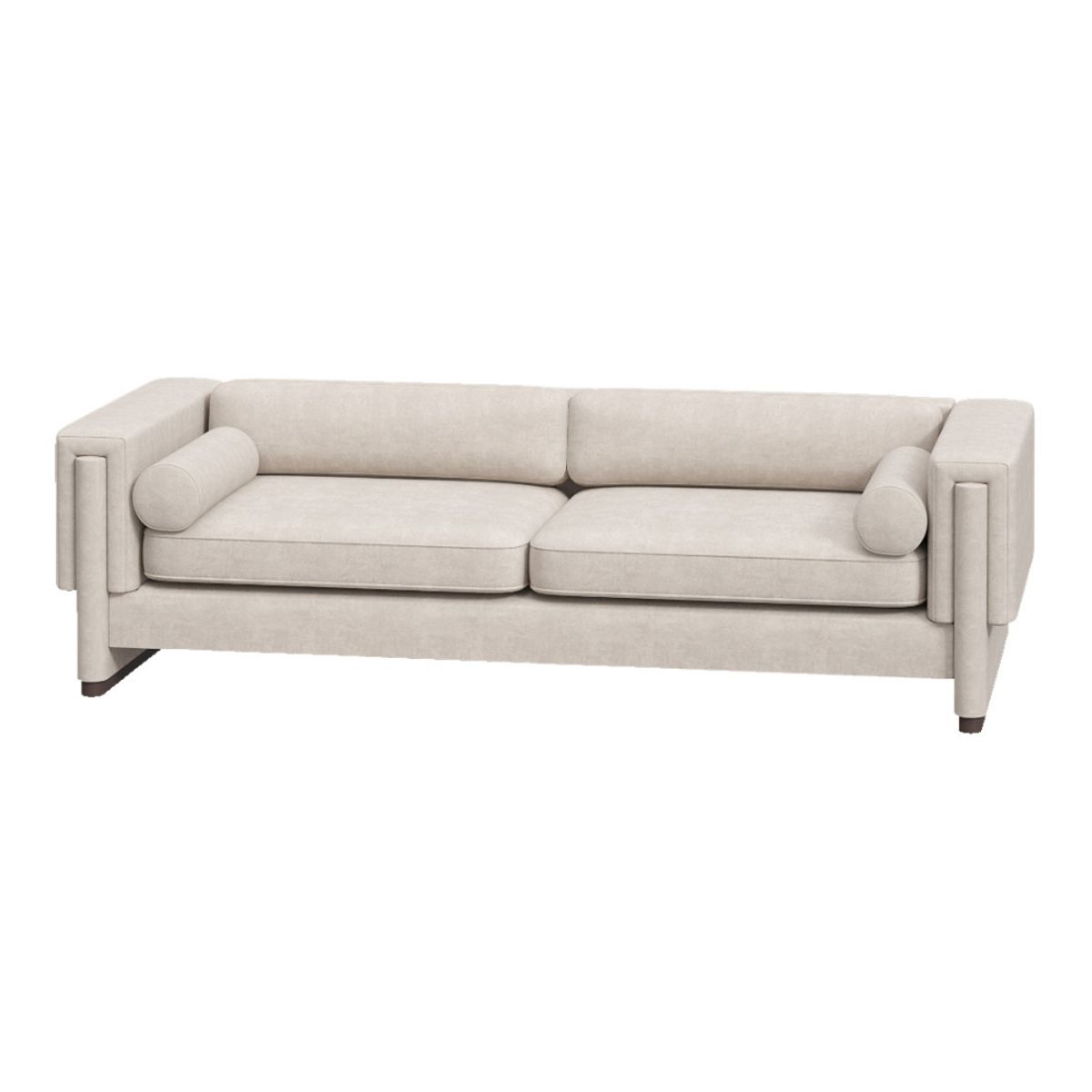 HOGAR & SPACIOS - HYS SOFA 3 CUERPOS LEO BEIGE