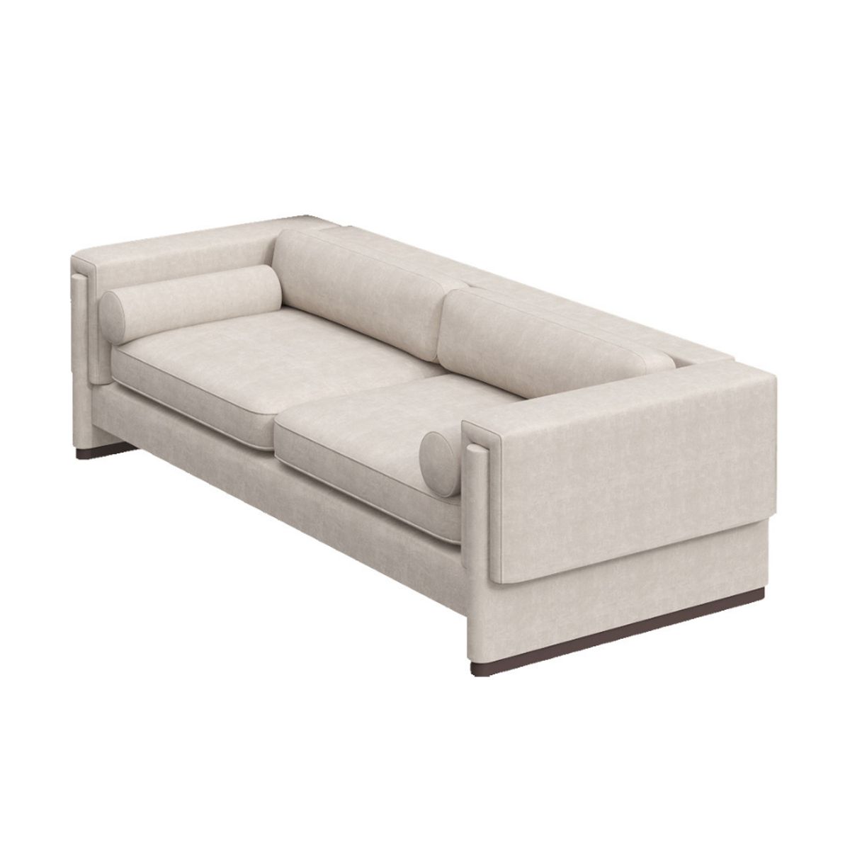HOGAR & SPACIOS - HYS SOFA 3 CUERPOS LEO BEIGE