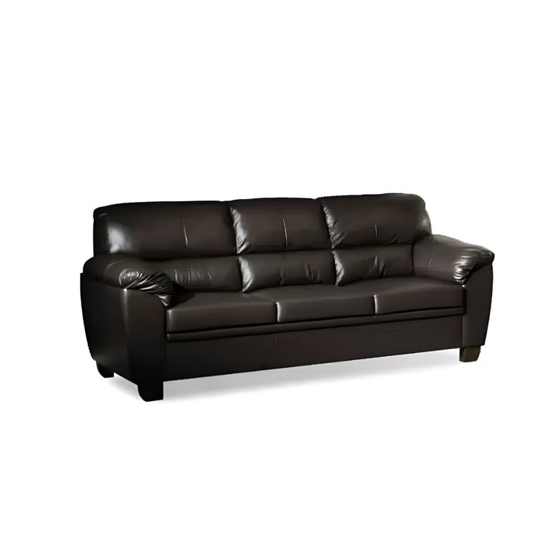 HOGAR & SPACIOS - HYS SOFA 3 CUERPOS GEMINIS MARRON OSCURO